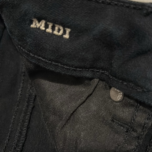 American eagle midi black jean shorts - Picture 5 of 6